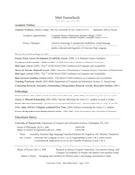 Full Academic CV